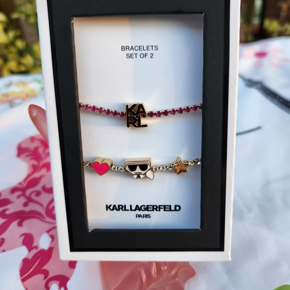 Karl Lagerfeld  Set Of Two Bracelets     NWT 🔥 - Picture 6 of 6